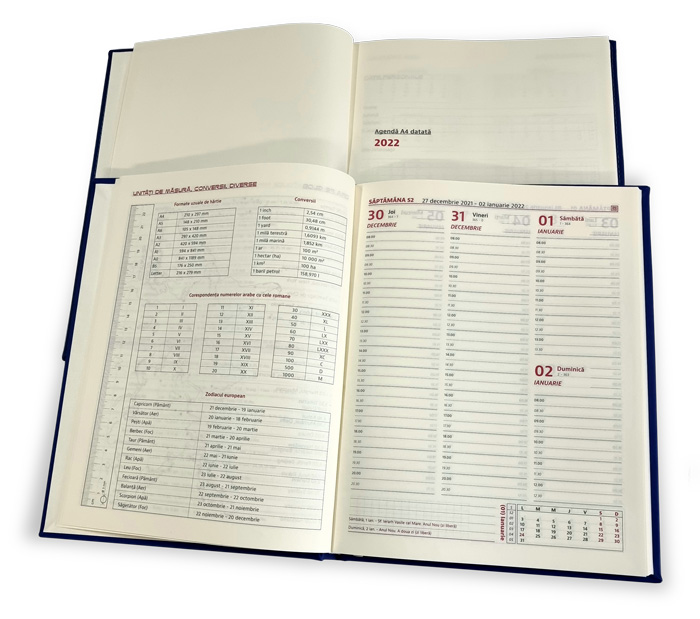 Agende A4 datate "SENATOR" 