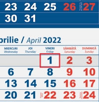 Calendar Triptic